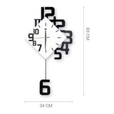 horloge_murale_design_avec_balancier_noire