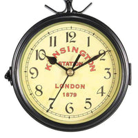 une veritable horloge murale de gare kensington au style ancien de horloge kensington station london 1879