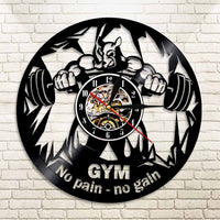 Horloge Vinyle <br>Salle De Sport
