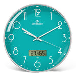 Horloge_murale_bleu_canard_avec_option_température