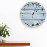 horloge murale bleu turquoise style moderne pour salon