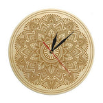 horloge murale en bois style bohème et chic