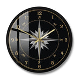 Horloge Murale<br> Boussole Compass