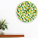 horloge murale cuisine avec banane fruit pour décoration intérieure dans le salon