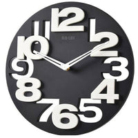 horloge-murale-cuisine-moderne-noire