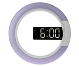 horloge_ murale_design_led_blanc_ effet_miroir