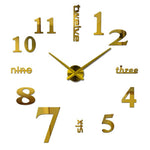 horloge_murale_design_a_coller_jaune