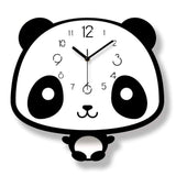 horloge murale pour enfant panda