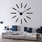 horloge_murale_design_lettre_salon_noire