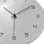 horloge murale originale avec effet miroir