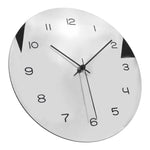 horloge murale originale avec effet miroir design et moderne