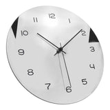 horloge murale originale avec effet miroir design et moderne
