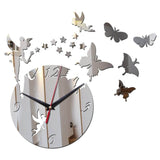 Horloge Stickers <br>Papillon Miroir