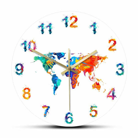 horloge murale originale voyage 