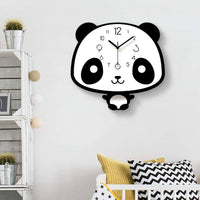 horloge murale panda animal chambre