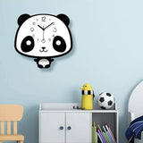 horloge murale enfant panda pour chambre bebe
