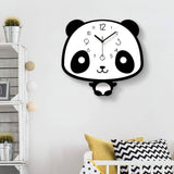 horloge murale panda animal chambre