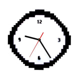 horloge murale pixel