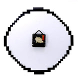 horloge murale pixel partie arriere du cadran