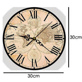 Horloge Murale <br> Planisphère
