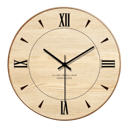 horloge_murale_scandinave_chiffre_romain