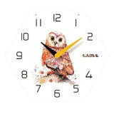 horloge murale scandinave chouette