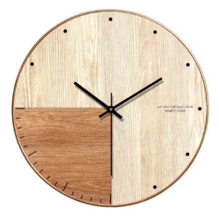 horloge murale scandinave minimaliste pour la déco nordique