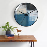 horloge murale scandinave peinture