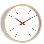 horloge murale scandinave de forme ronde simple et minimaliste