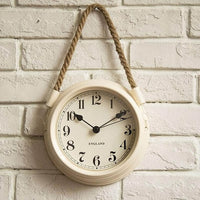 horloge murale scandinave suspendue grise blanche à quartz décorative 