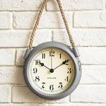 horloge murale scandinave suspendue grise design à quartz décorative 