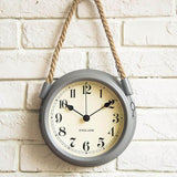 horloge murale scandinave suspendue grise design à quartz décorative 