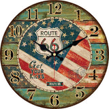 horloge murale vintage américaine