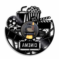 Horloge Murale <br>Vinyle Cinéma
