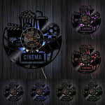 Horloge Murale <br>Vinyle Cinéma