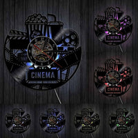 Horloge Murale <br>Vinyle Cinéma