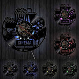 Horloge Murale <br>Vinyle Cinéma