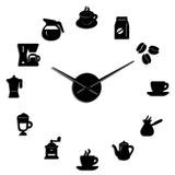 Horloge Stickers Coffee Machine | Horloge Mania