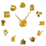 Horloge Stickers Coffee Machine | Horloge Mania