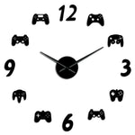 Horloge Stickers Manettes Jeux Videos | Horloge Mania