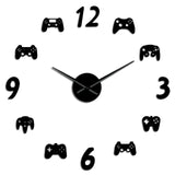 Horloge Stickers Manettes Jeux Videos | Horloge Mania