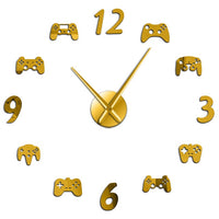 Horloge Stickers Manettes Jeux Videos | Horloge Mania