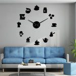Horloge Stickers Coffee Machine | Horloge Mania