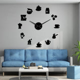Horloge Stickers Coffee Machine | Horloge Mania