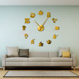 Horloge Stickers Coffee Machine | Horloge Mania