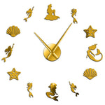 Horloge Stickers Sirène Des Mers | Horloge Mania