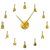 Horloge Stickers Guitares Rock | Horloge Mania