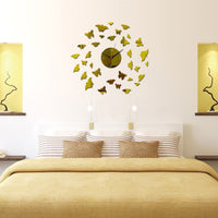 Horloge Stickers Papillons | Horloge Mania