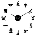 Horloge Stickers Cabinet Dentaire | Horloge Mania