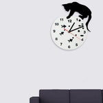 Horloge Originale Chat Sur l'Aquarium | Horloge Mania